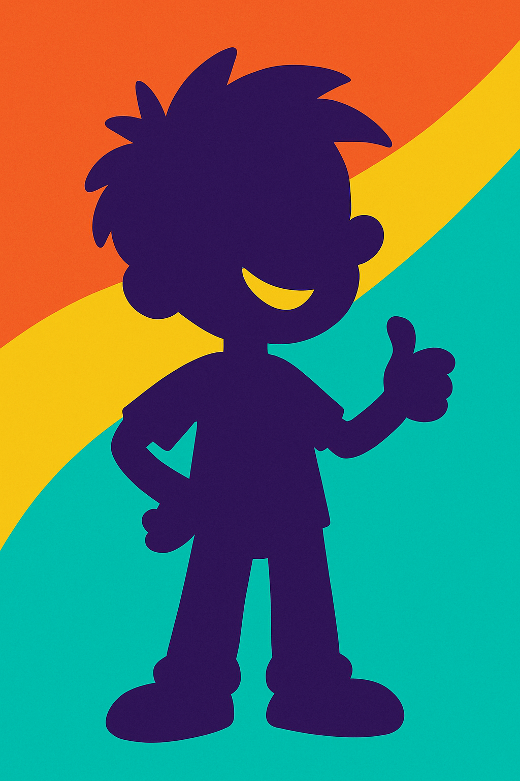 A 2000s Nickelodeon-style cartoon character