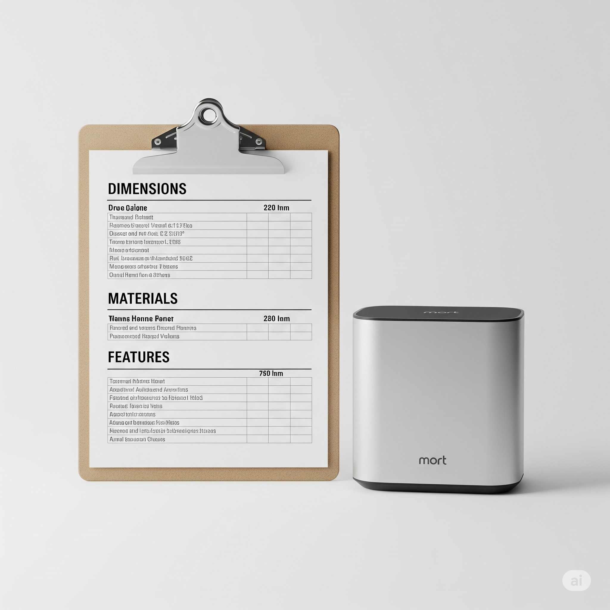 Product Specification Sheet