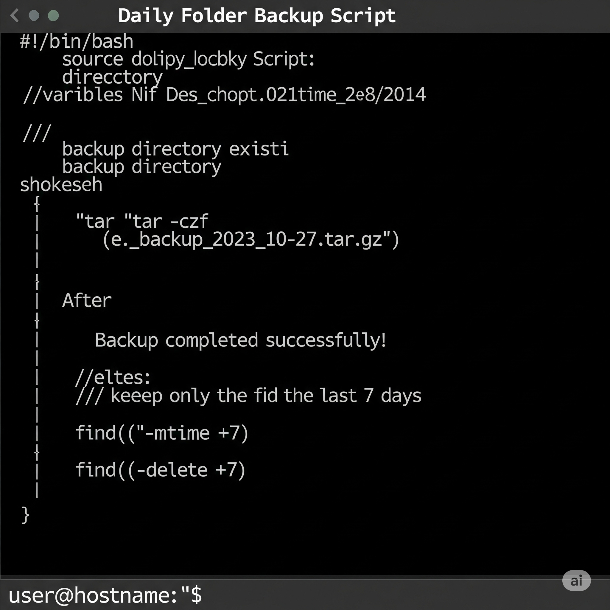 Automate Folder Backup